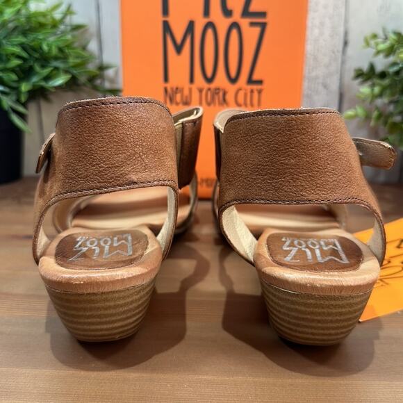 Miz Mooz Leather Cienna Wide Width Heeled Sandals Size 41W - Picture 7 of 10